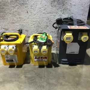 110v transformers 3 / 5 Kva (TO HIRE)